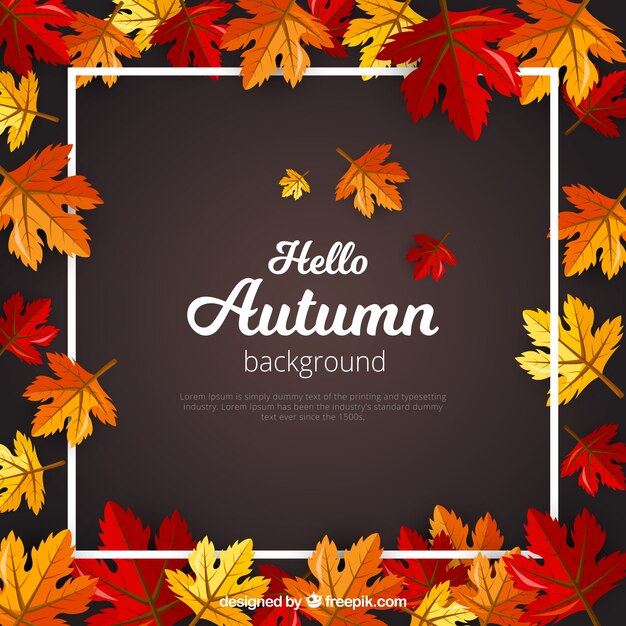 modern autumn background