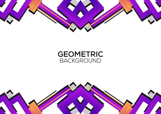 Free vector modern background geometric minimalist design