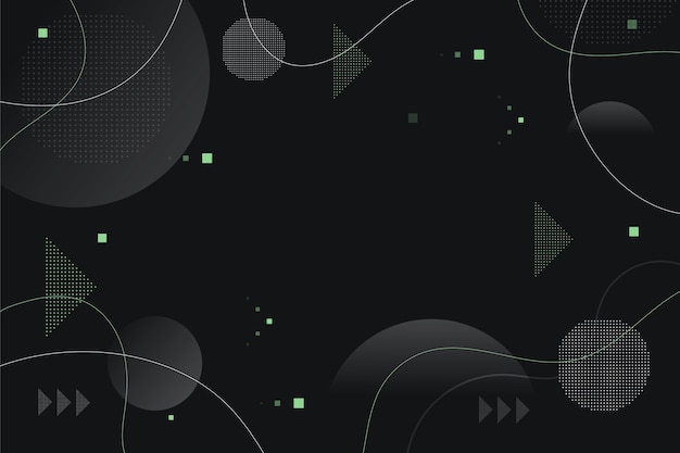 Free vector modern background with abstract shapes