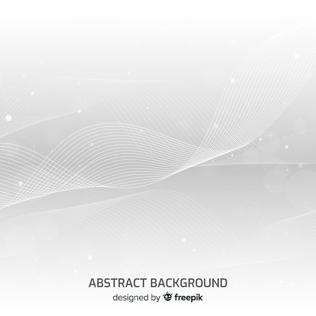 Modern background with abstract wavy shapes