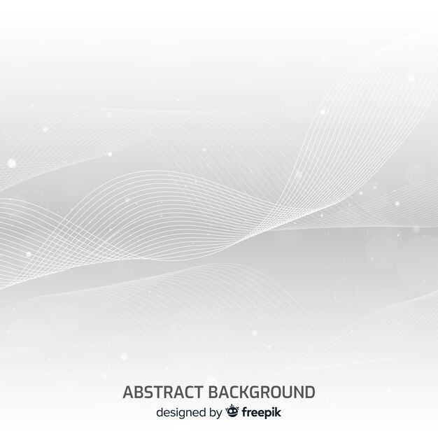 Modern background with abstract wavy shapes