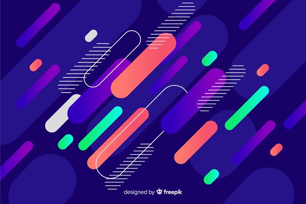 modern background with gradient dynamic shapes
