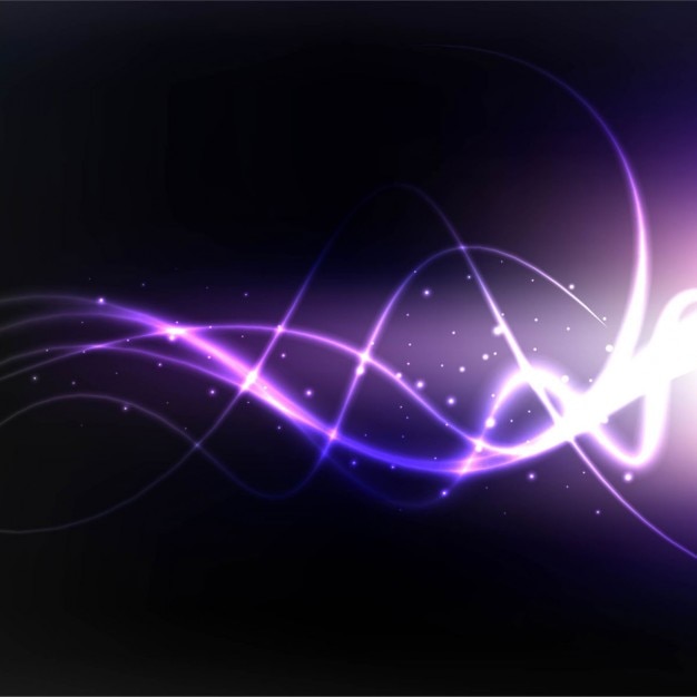 Free vector modern background with purple lights