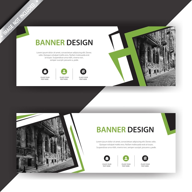 Vettore gratuito moderno design banner