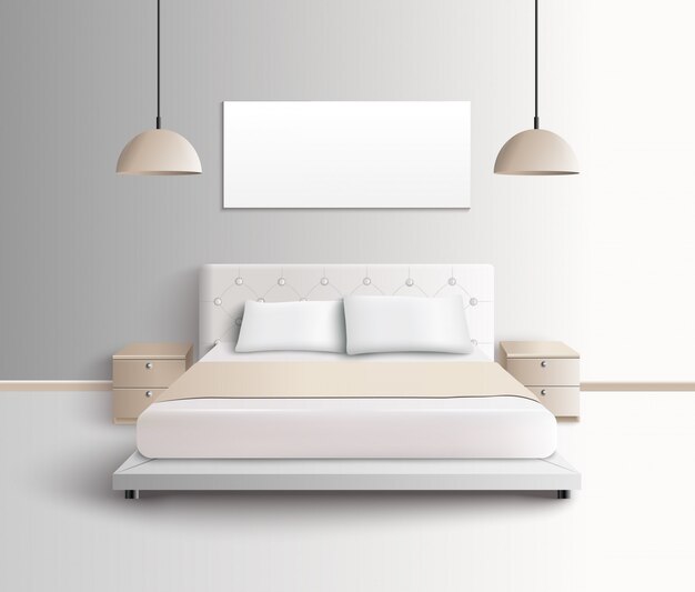 현대 침실 인테리어 구성
