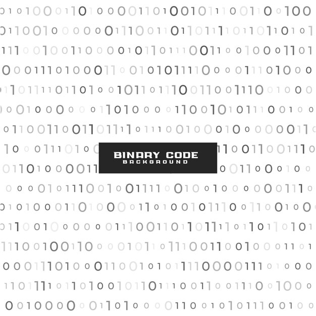 modern binary code firewall white background design