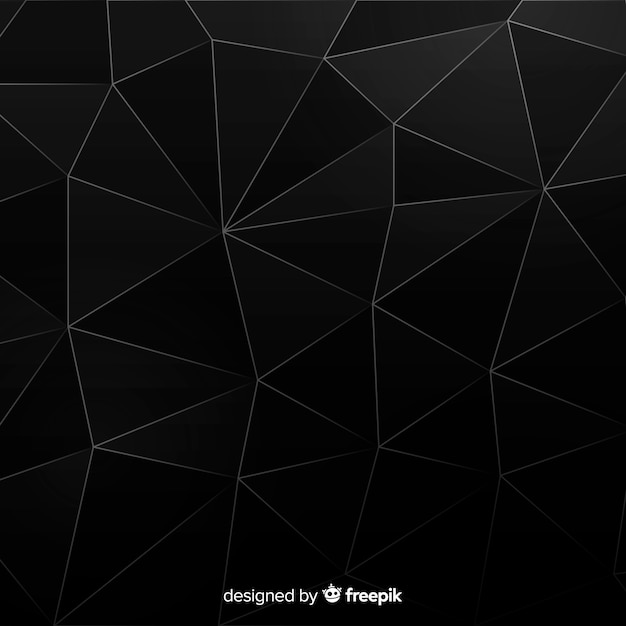 Modern black abstract background with shapes