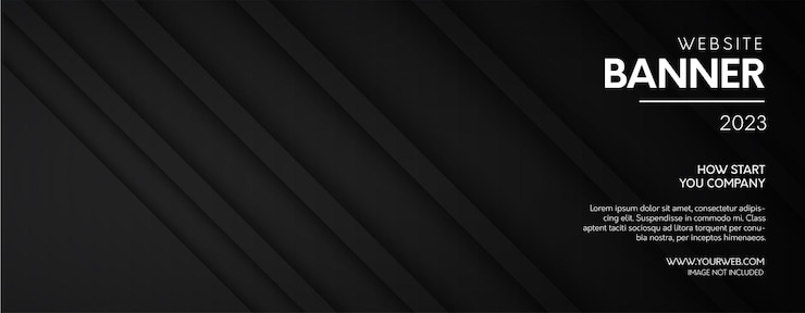 Free Vector modern black business background