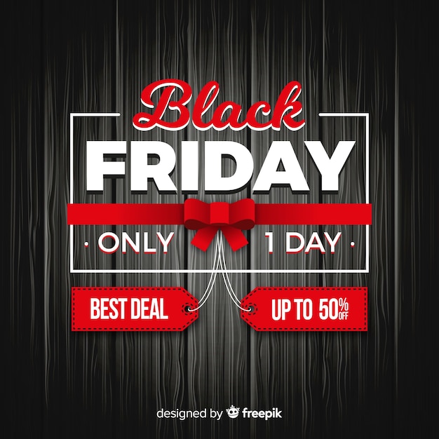 Free vector modern black friday composition with realistic design