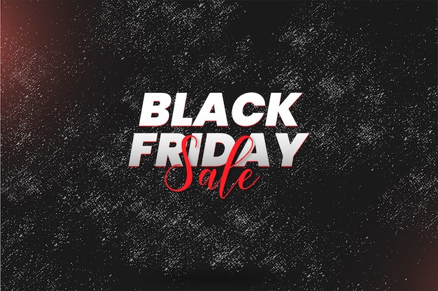 Modern Black Friday Sale with Abstract Grunge Texture