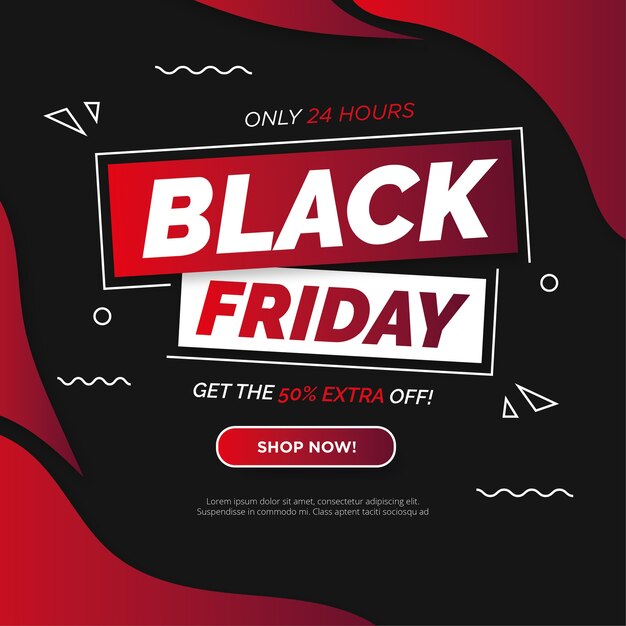 Modern Black Friday Super Sale Banner