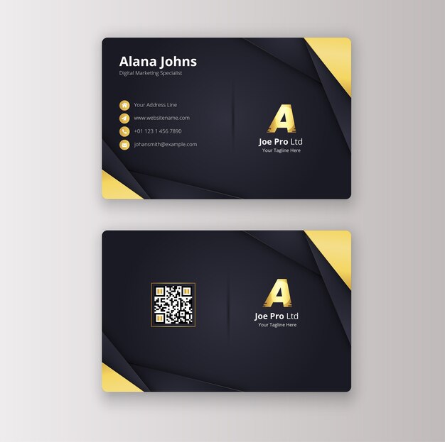 Black And Gold Business Cards : Black Metallic Gold Business Cards Business Card Contest 99designs - Black and gold are a favorite color combination to make a striking first impression.