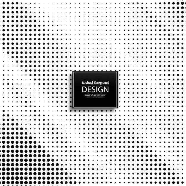 Modern black and white halftone background