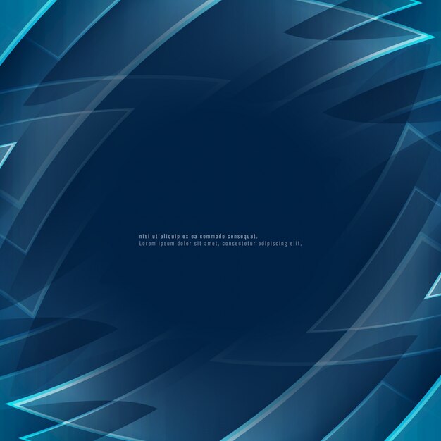 Modern blue futuristic background