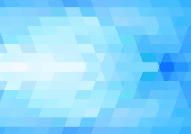 Modern blue geometric shapes background