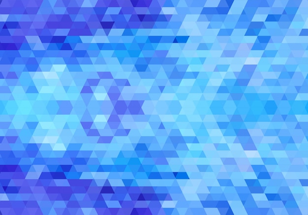 無料ベクター モダンなブルーの幾何学的図形の背景