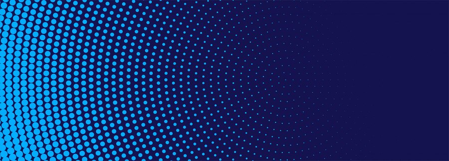 Free Vector | Modern blue halftone banner