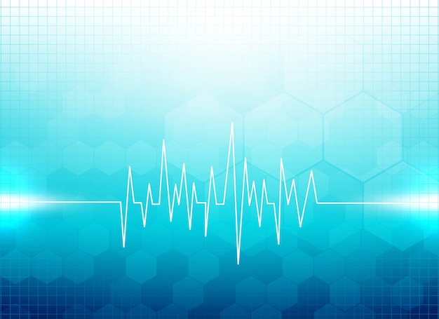 Modern blue medical background