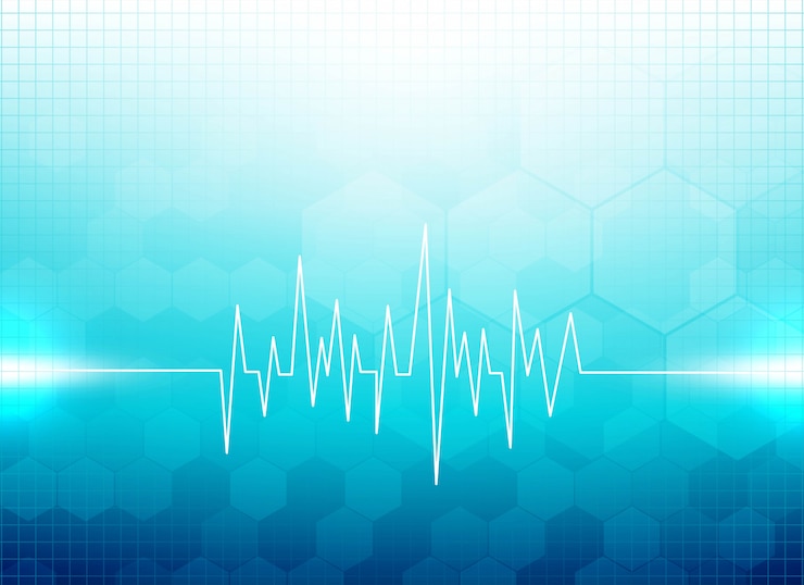 Free Vector modern blue medical background