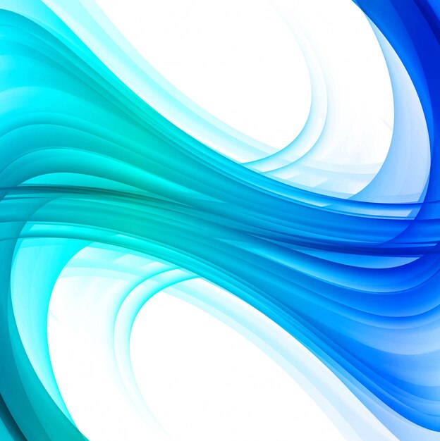 Modern blue stylish wave background