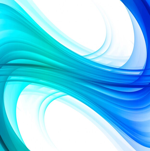現代の青いスタイリッシュな波の背景