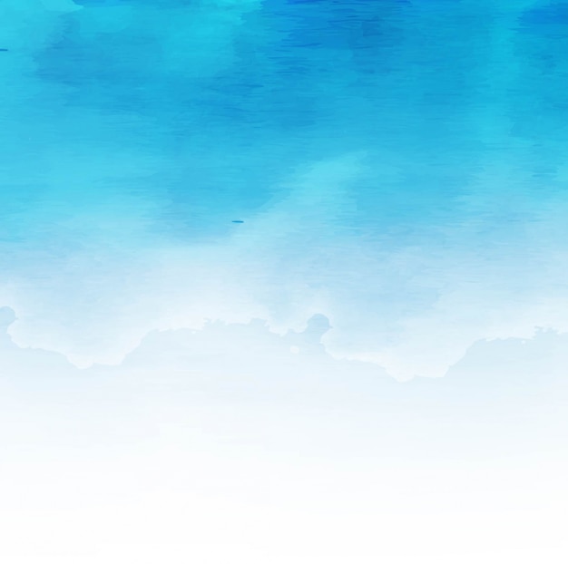 Free vector modern blue watercolor background design