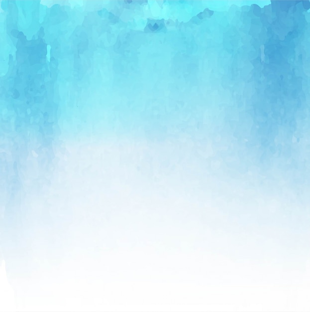 Free vector modern blue watercolor background