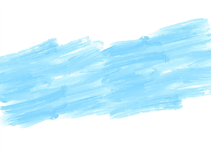 Free Vector modern blue watercolor brush stroke design background vector
