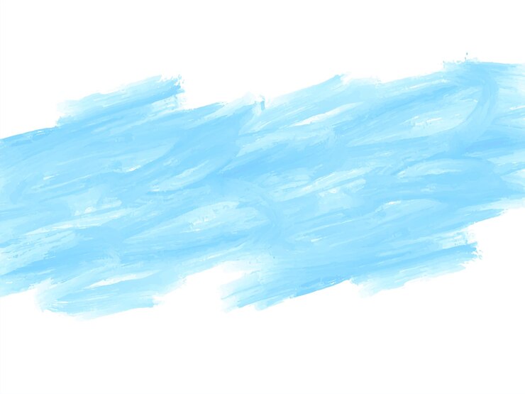 Free Vector modern blue watercolor brush stroke design background