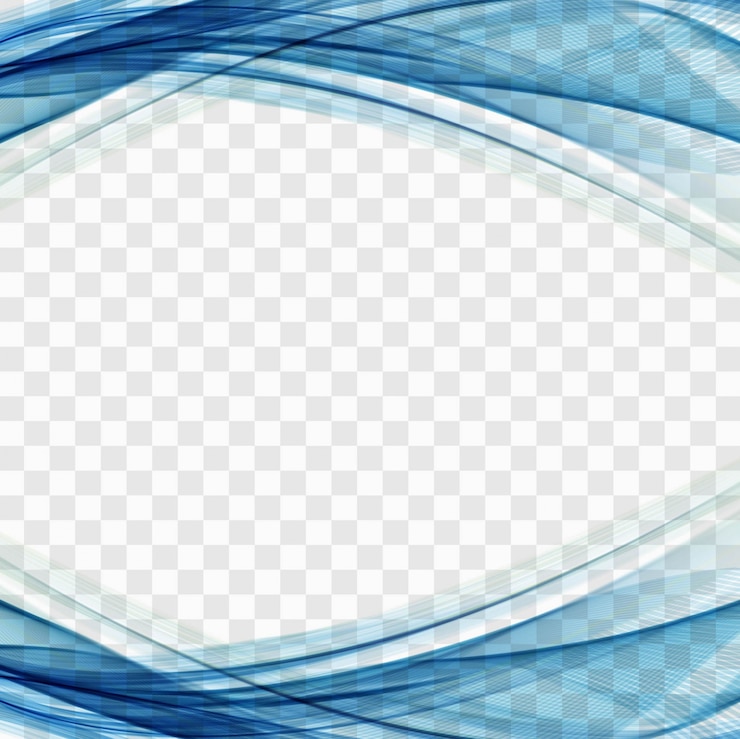 無料Vector 青い波状の背景