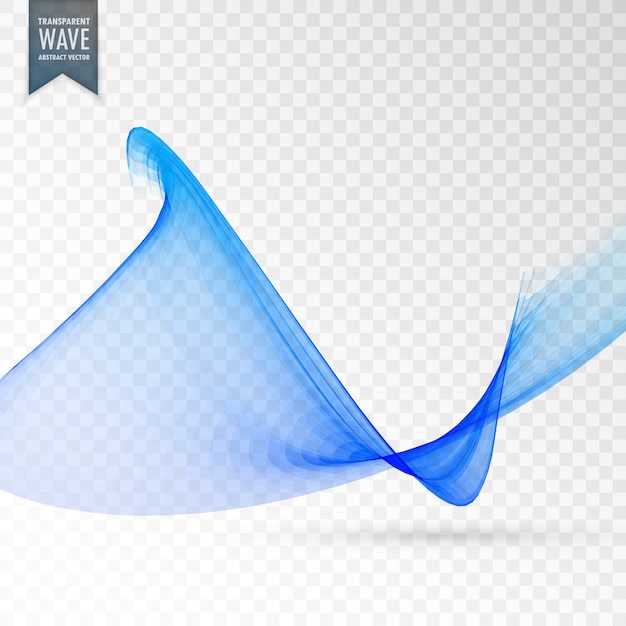 Бесплатное векторное изображение Мягкий гладкий прозрачный волновой вектор фон