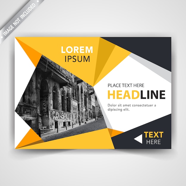 Free vector modern booklet design