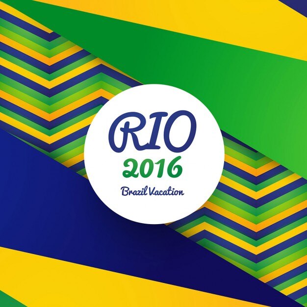 modern brazil colors background
