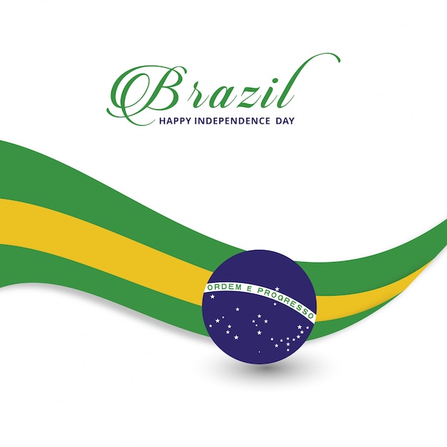 Modern brazil independence day design