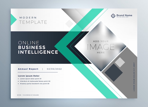 Modern brochure for business presentation