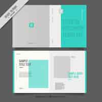 Free vector modern brochure template