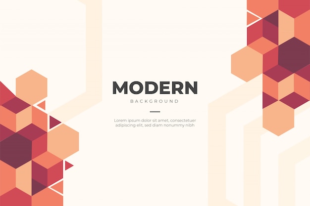 Modern business background with geometric shapes