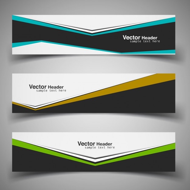 Modern business banners