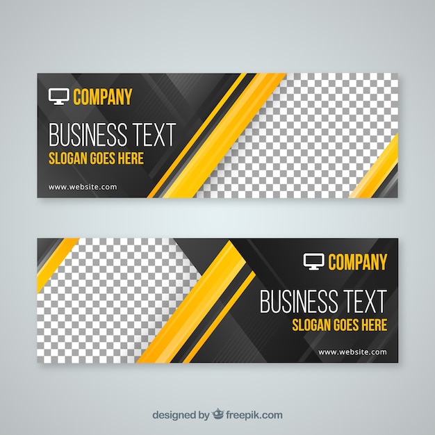 Modern business banners