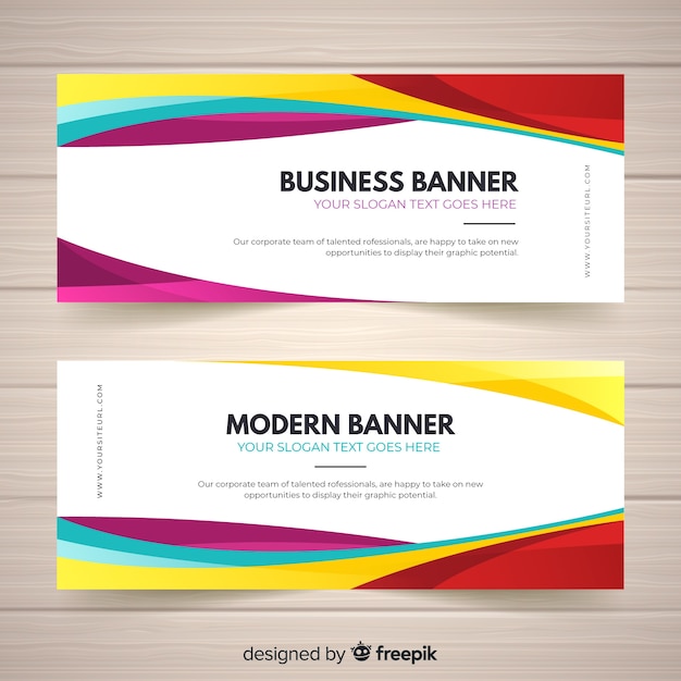 Modern business banners