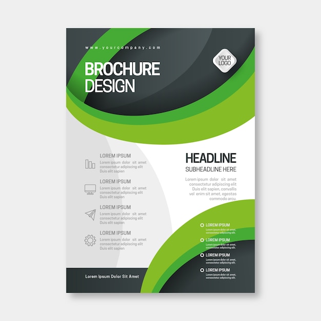 Modern business brochure template