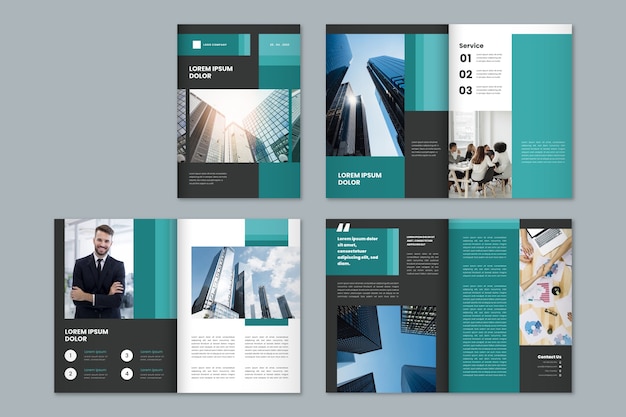Modern business brochure template