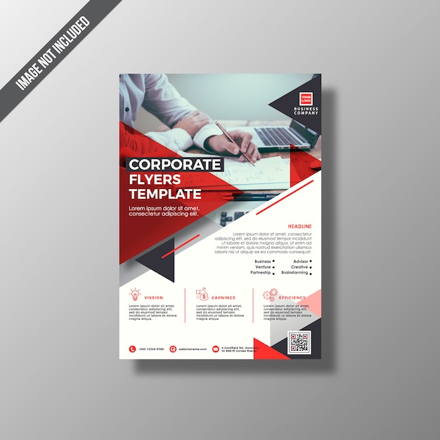 Free vector modern business brochure