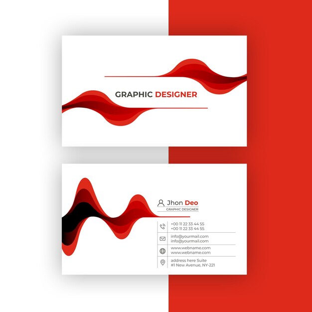 Modern Business Card  Creative and Clean Business Card Template