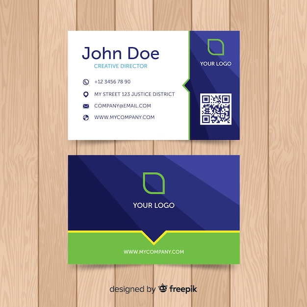 Modern business card design