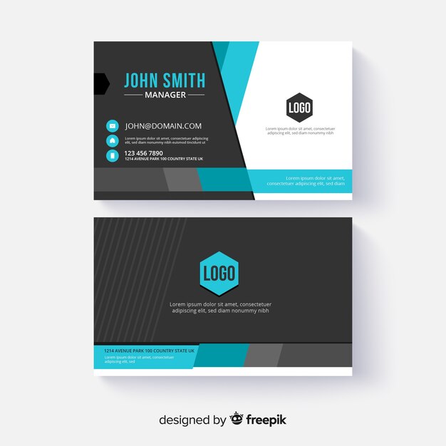 Modern business card design