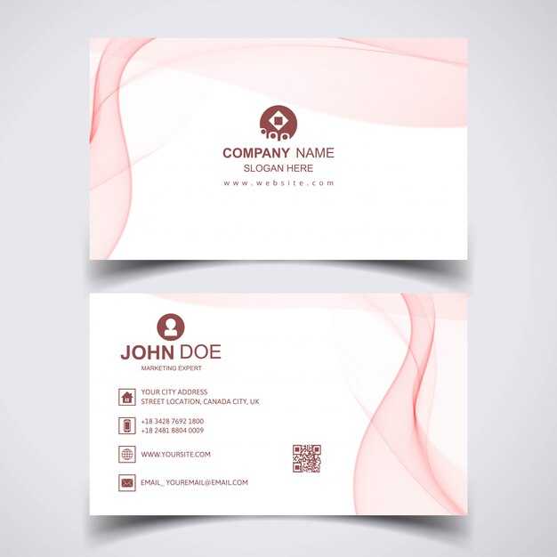 Modern business card template