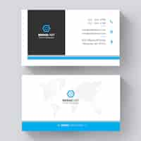 Free vector modern business card template