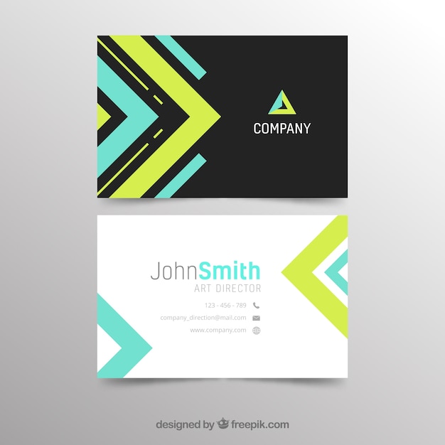 Modern business card template