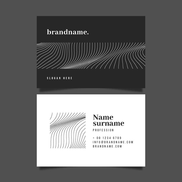 Modern business card template